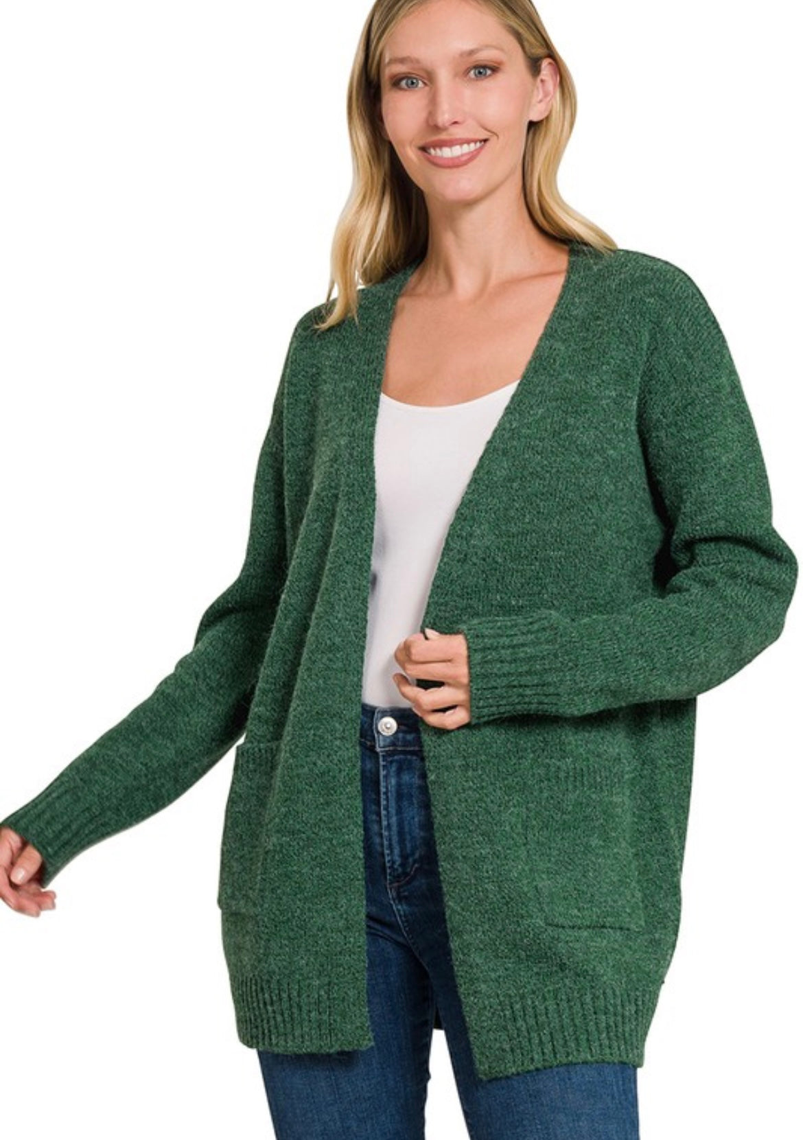 Open Front Cardigan Sweater