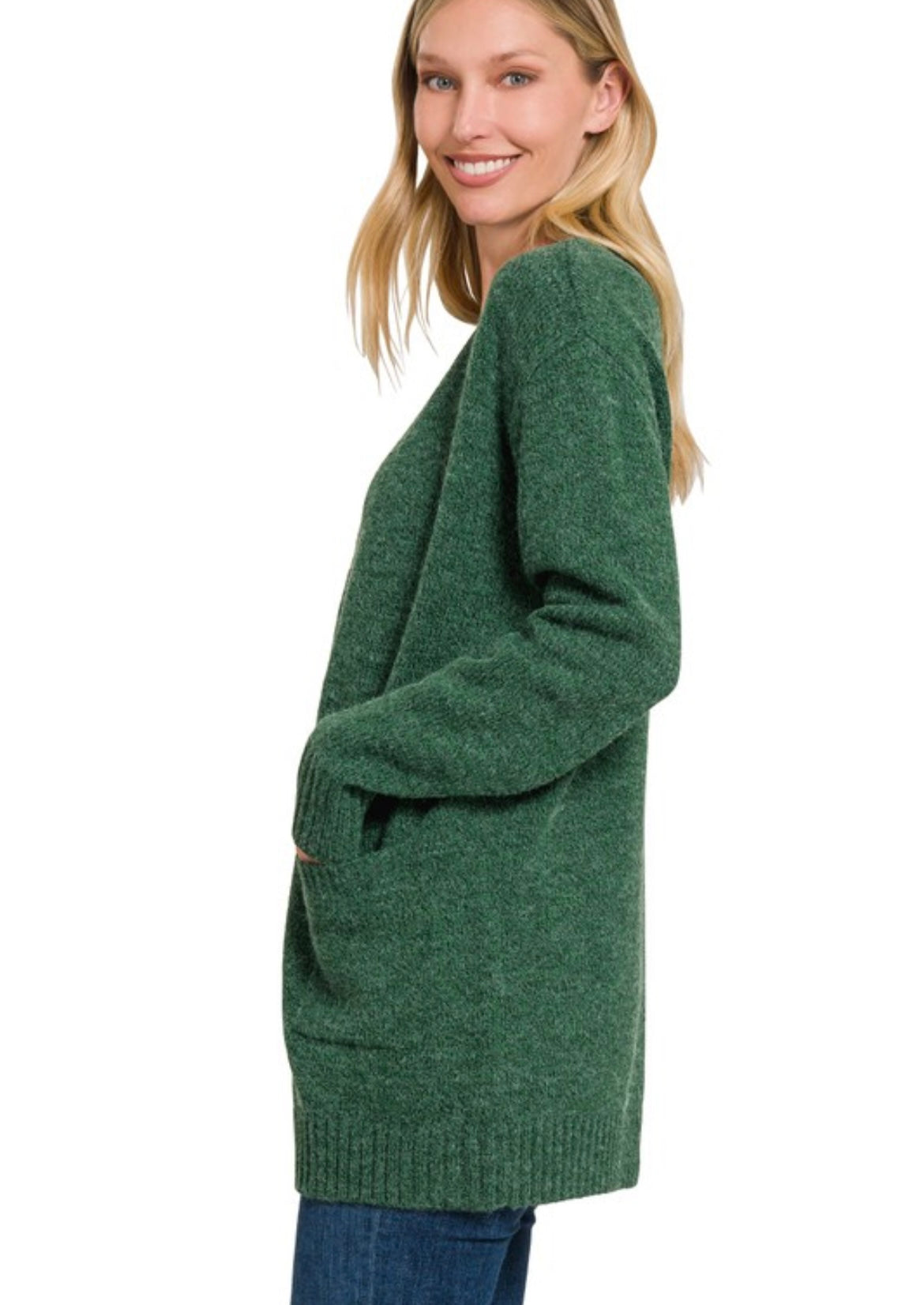 Open Front Cardigan Sweater