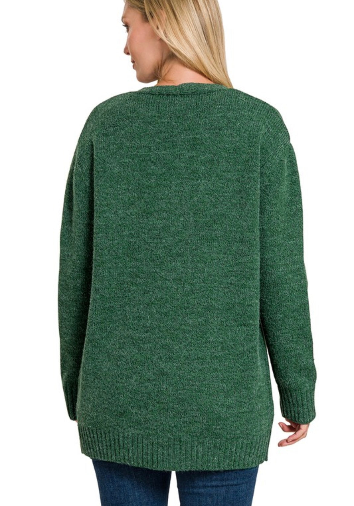 Open Front Cardigan Sweater