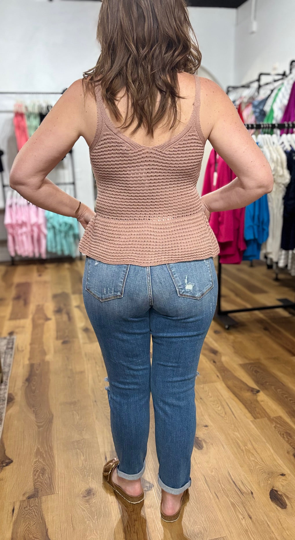 Judy Blue Mid-Rise Vintage wash boyfriend jean