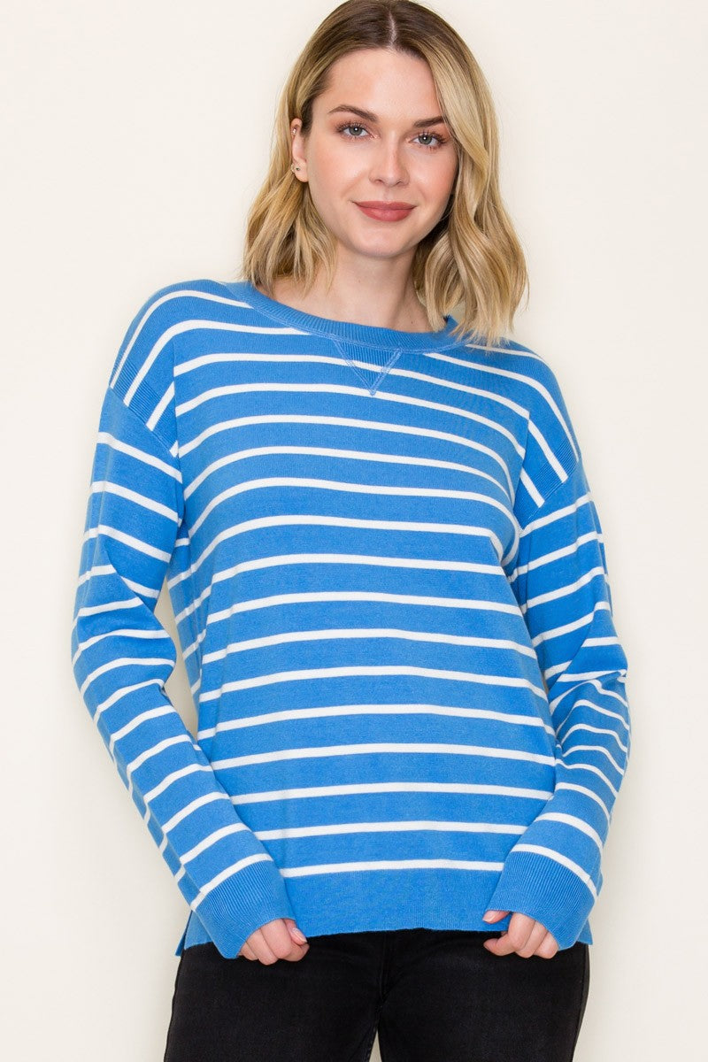 Striped Everyday Pullover Sweater