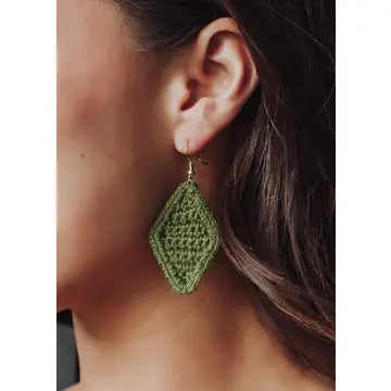 Diamond Crochet Earrings