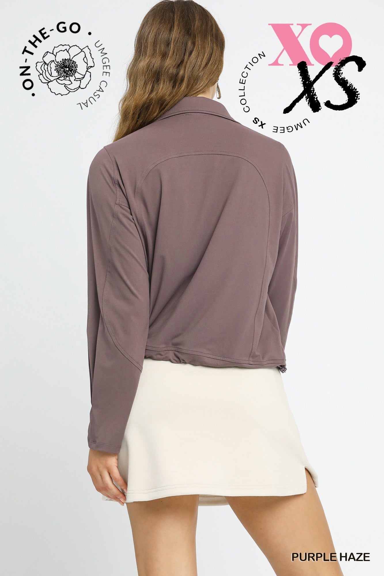 Half-zip pullover Top