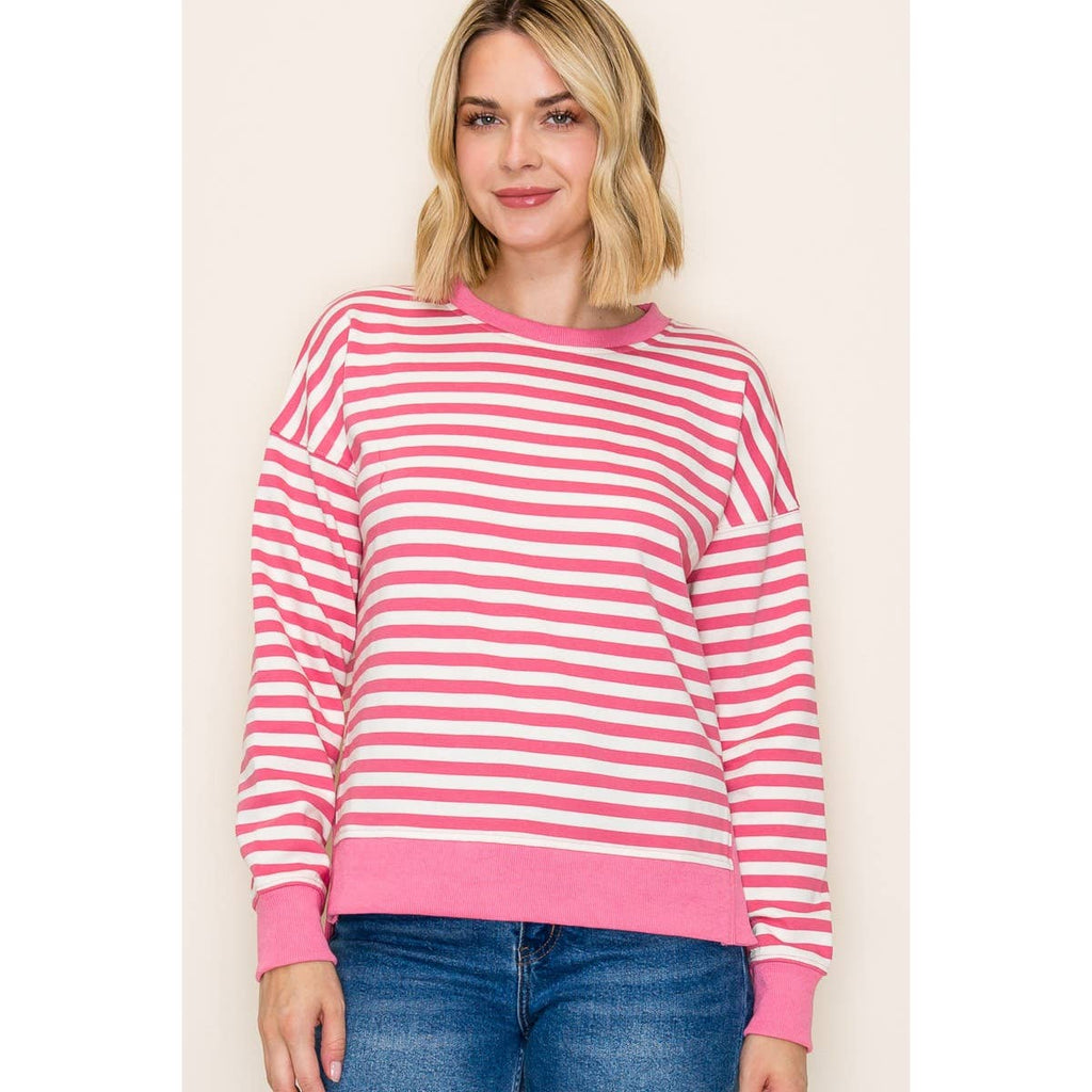 STRIPED SWEATSHIRT