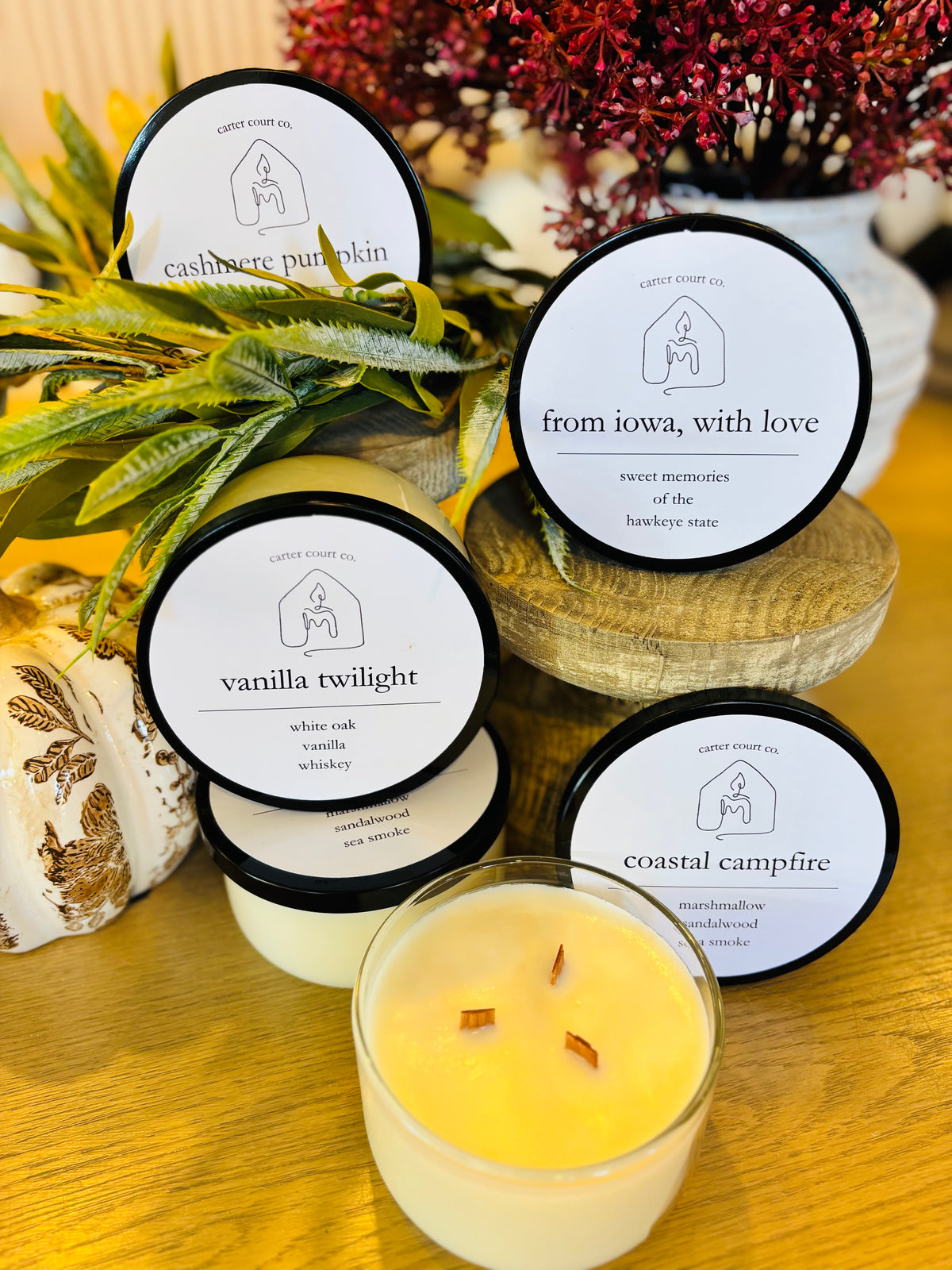 3 Wood Wick Candle