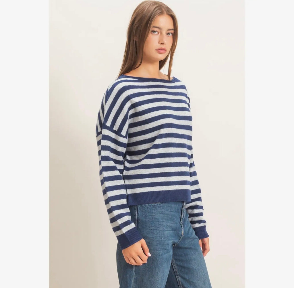 Stripe Knit Sweater