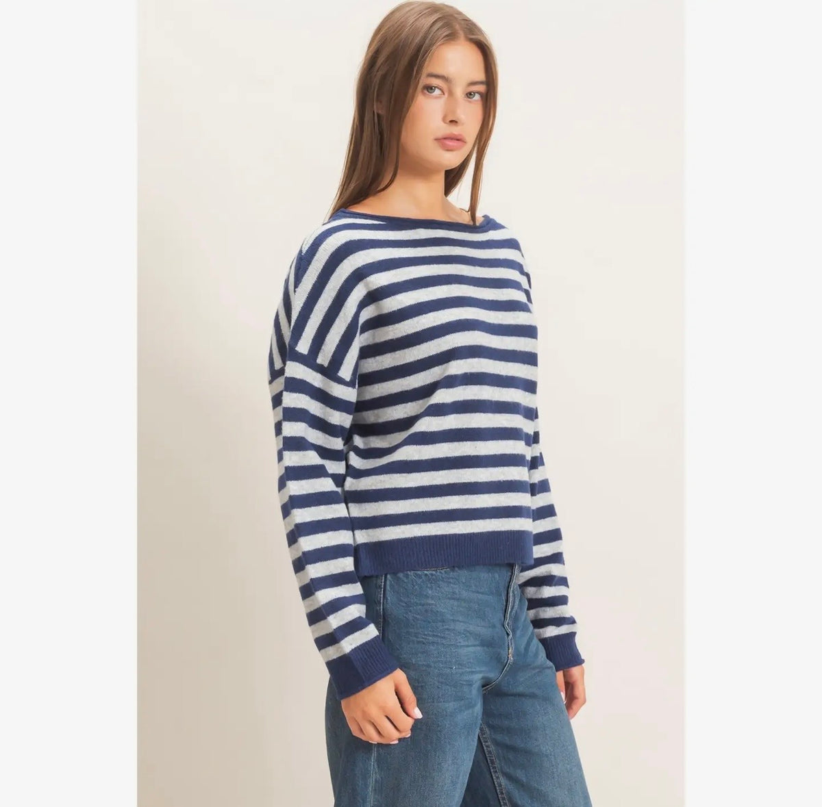 Stripe Knit Sweater