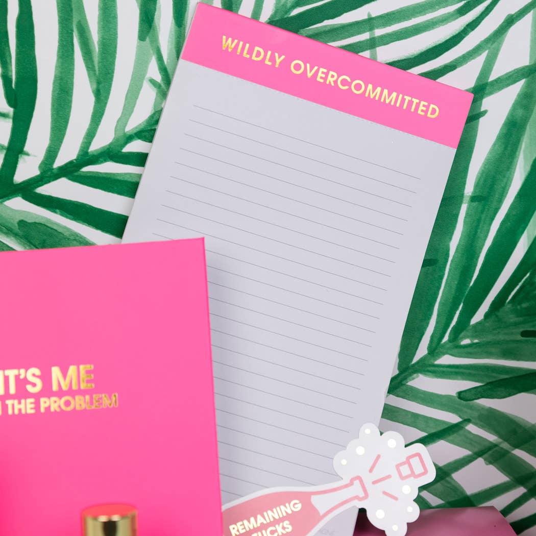 Wildly Overcommitted - Lined Notepad, To-Do List