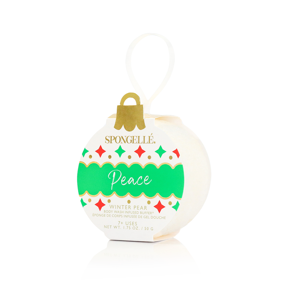 Spongelle Holiday Ornament Buffer Christmas Gift 