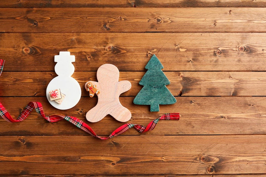 Christmas Mini Marble Cutting Boards