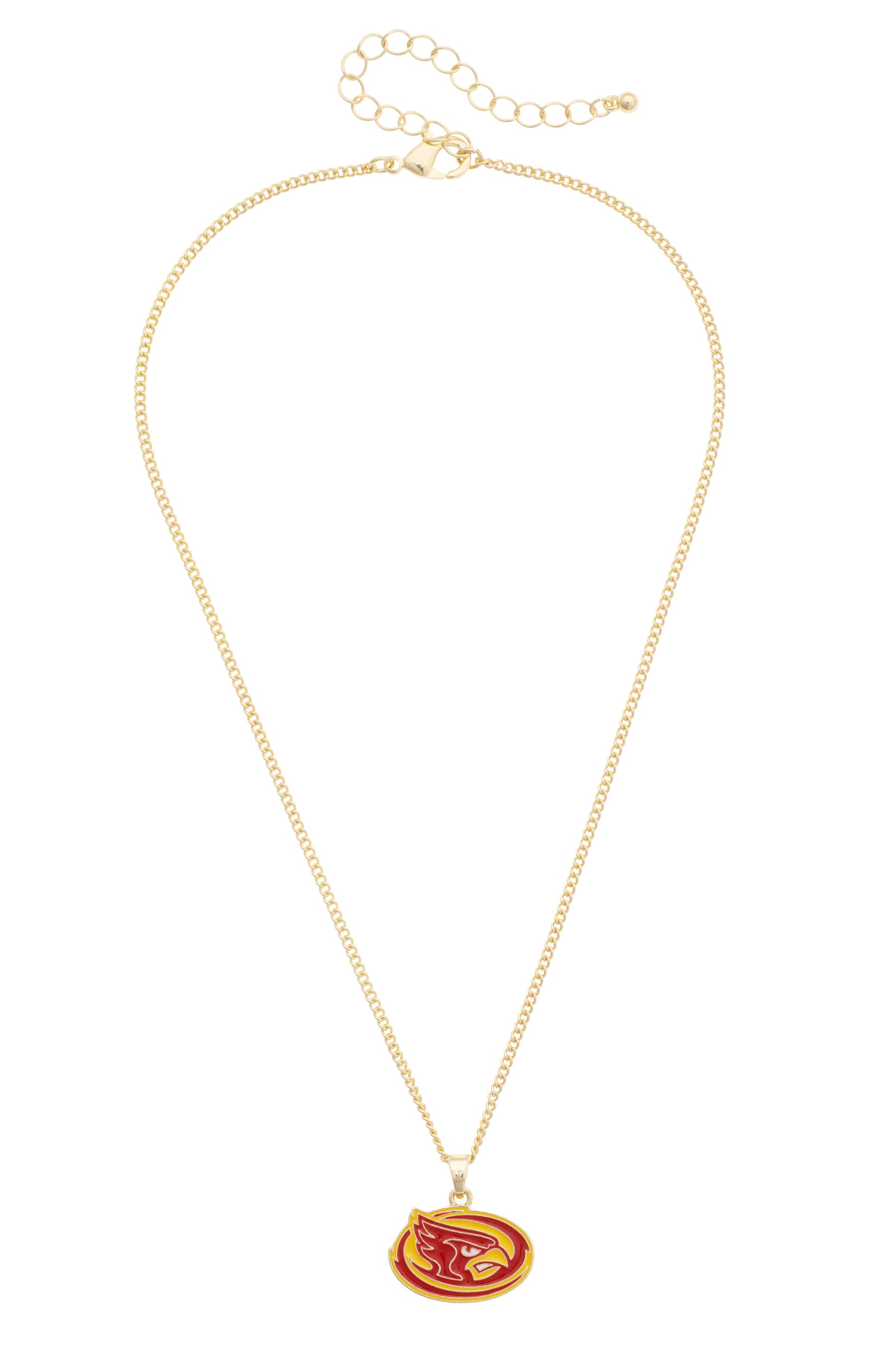 Iowa State Cyclones Enamel Icon Necklace