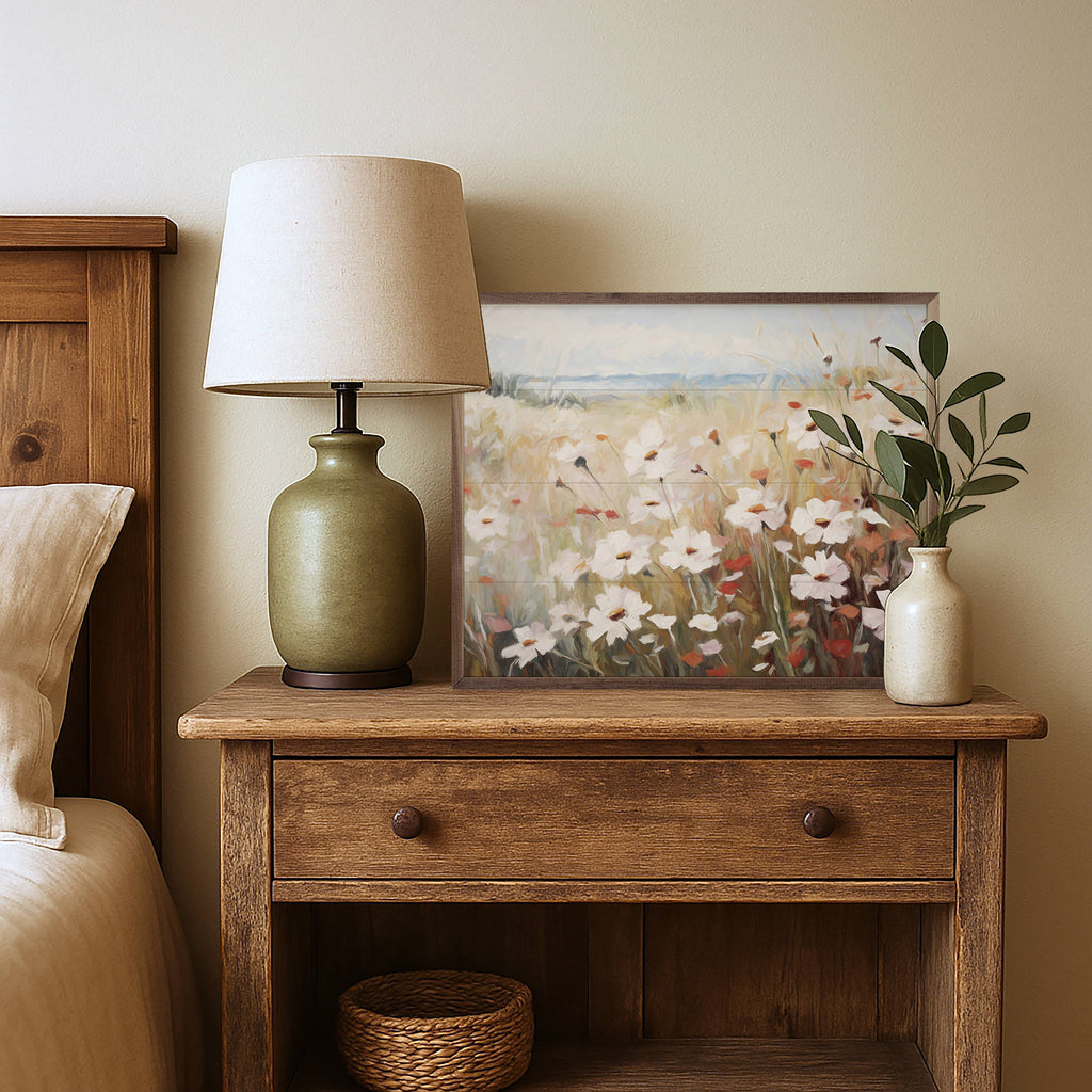 Poppies And Daisies By Accent Art Studio 10x8