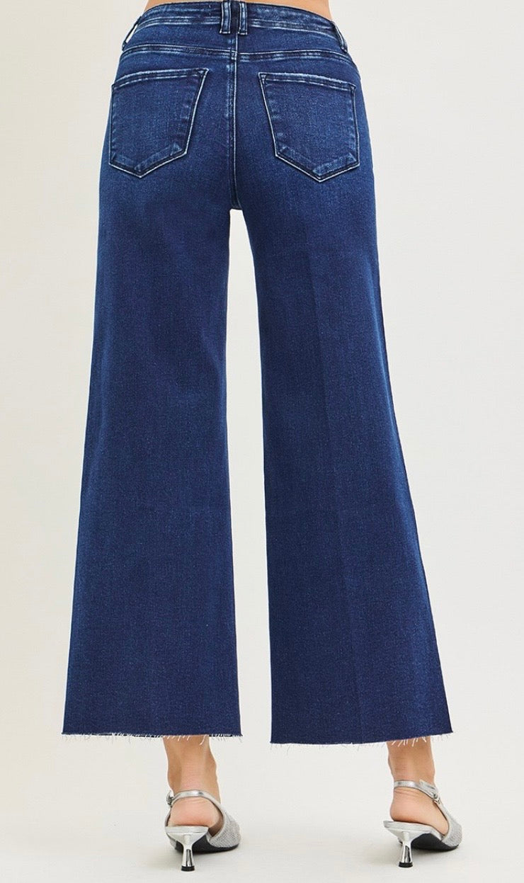 Risen HR Wide Leg Jeans