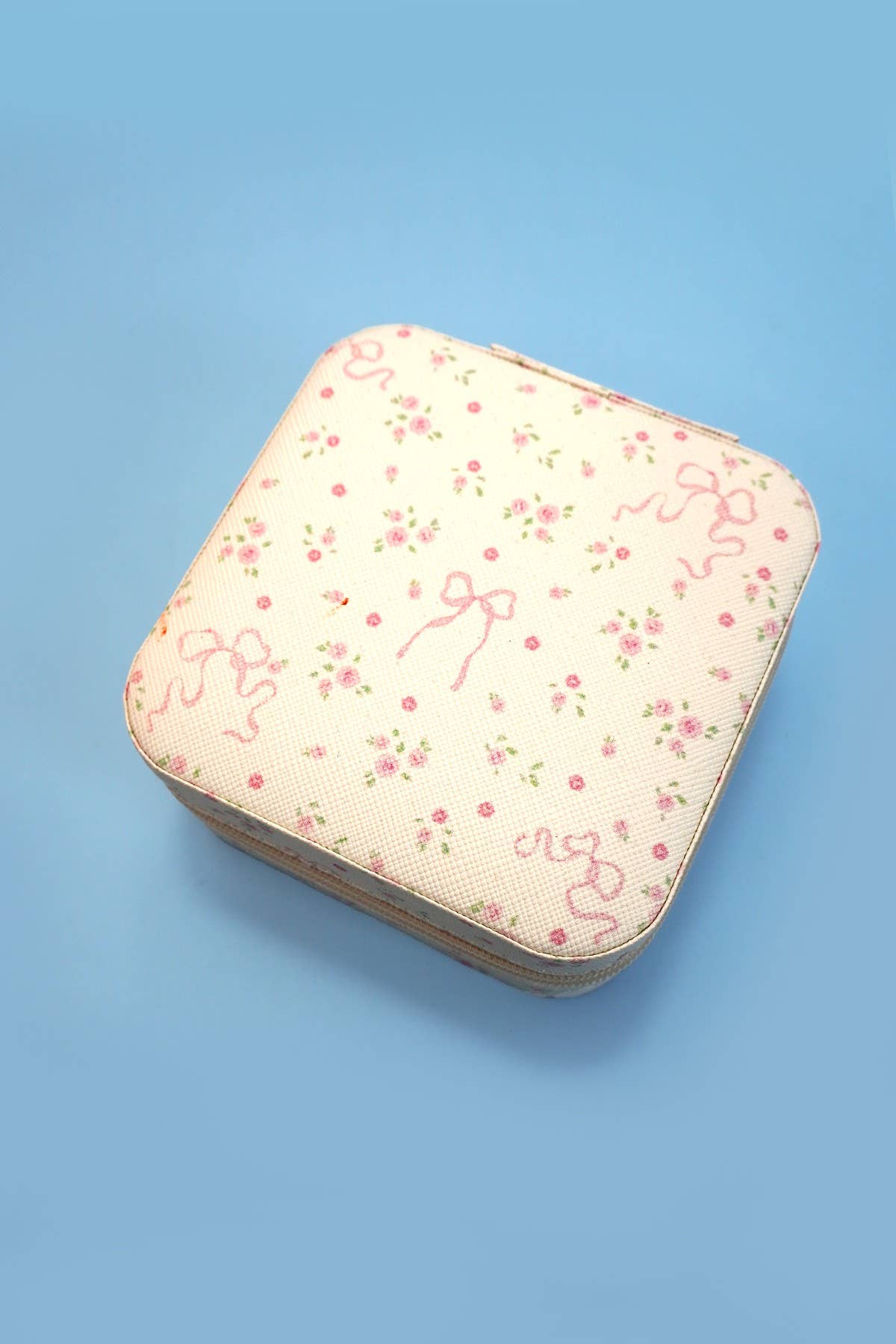 CHERRIES JEWELRY ORGANIZER TRAVEL BOX CASE