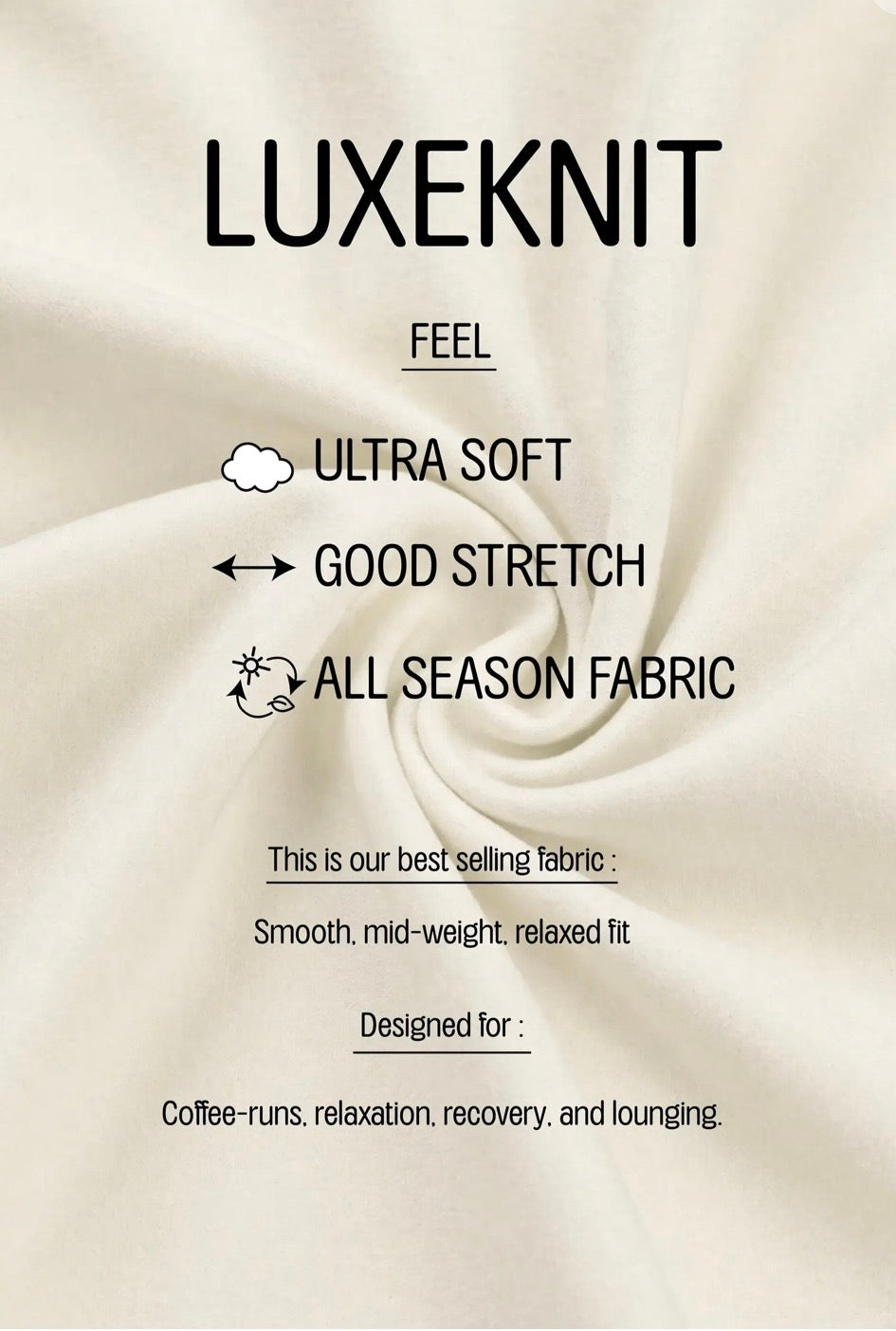 Luxe Knit Side Detail Zip Crewneck