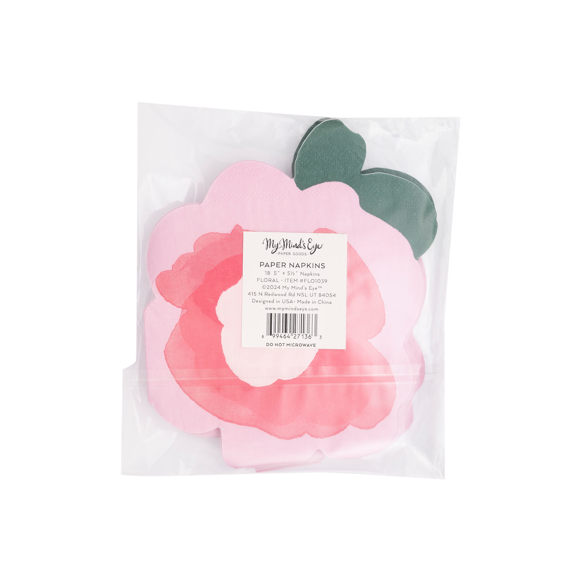 Floral Shaped Party Paper Napkins
