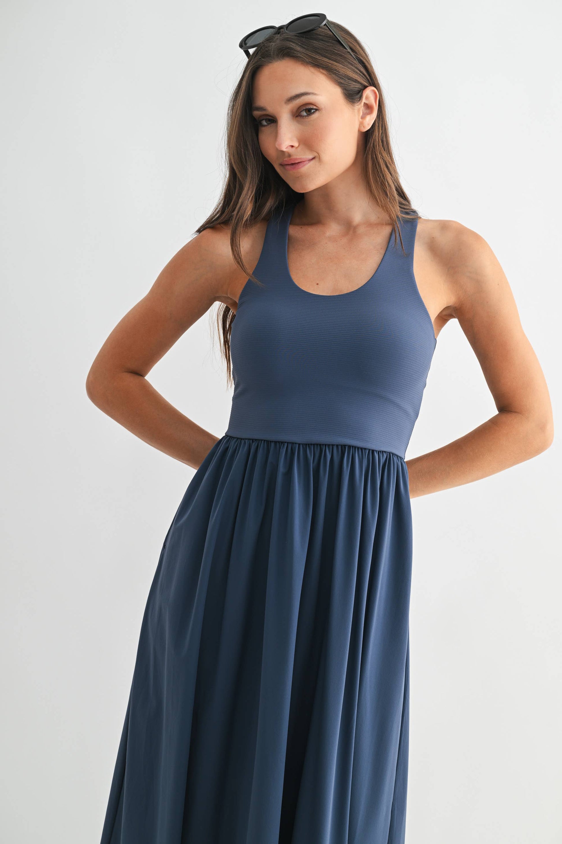 Rib Tank Midi Dress