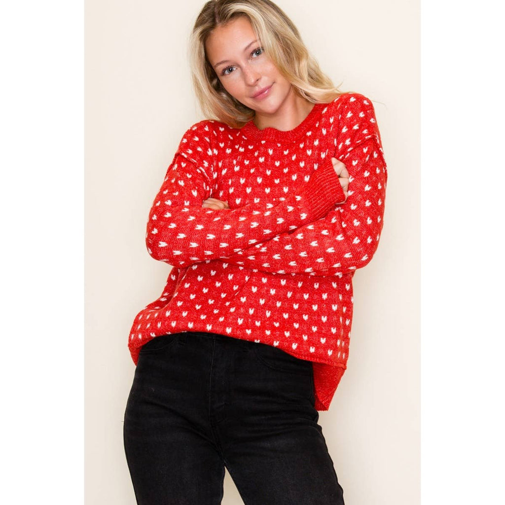 Mini Heart Sweater