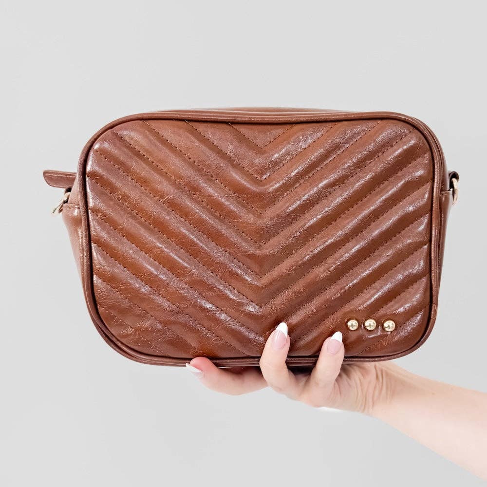 Coco Quilted Camera Crossbody Bag