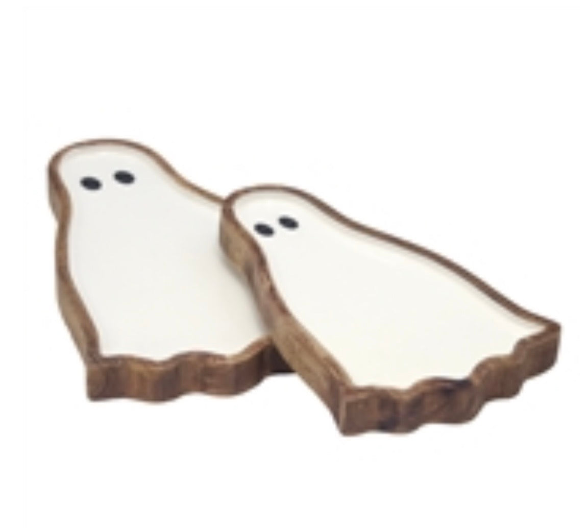White Wooden Ghost Trays