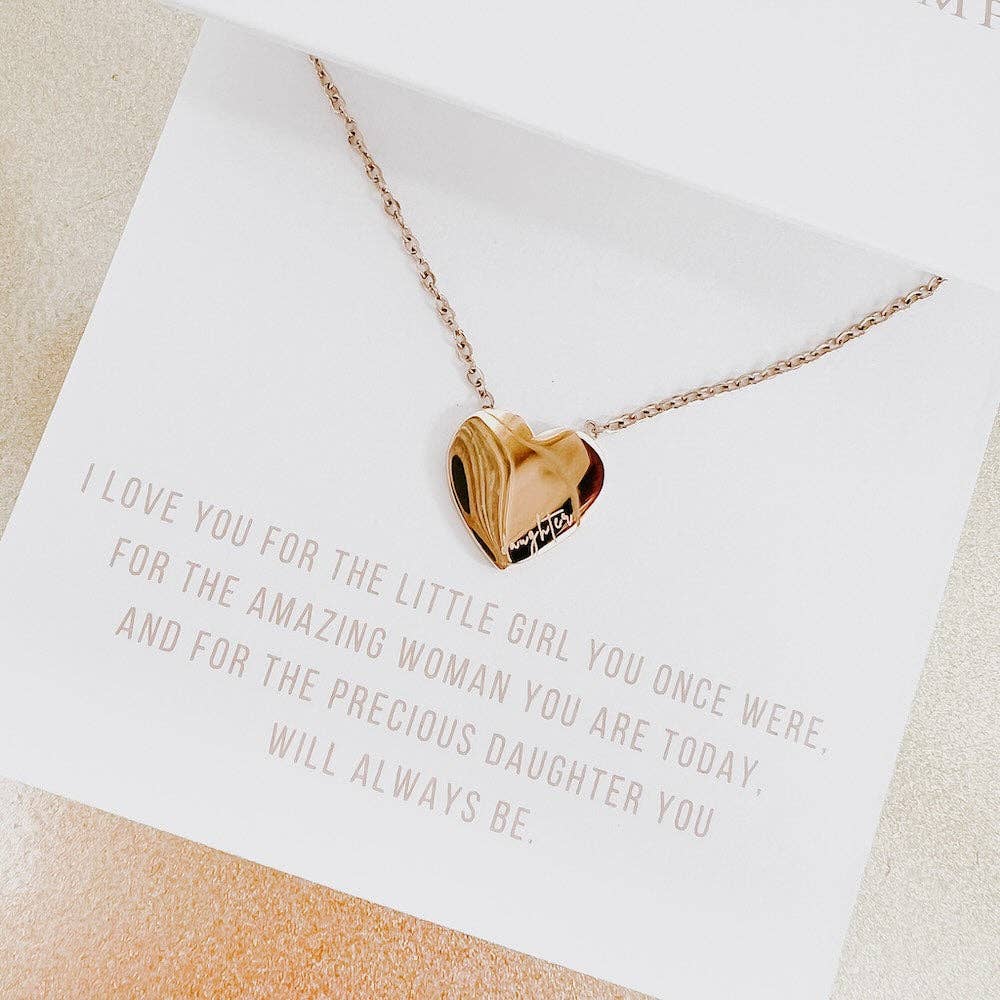 Sweet Inspirational Heart Gift Necklace - WATERPROOF