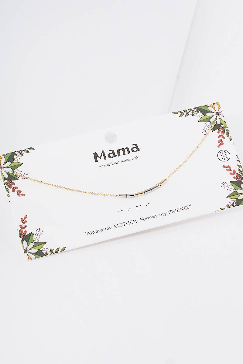 Positivity Morse Code Necklace