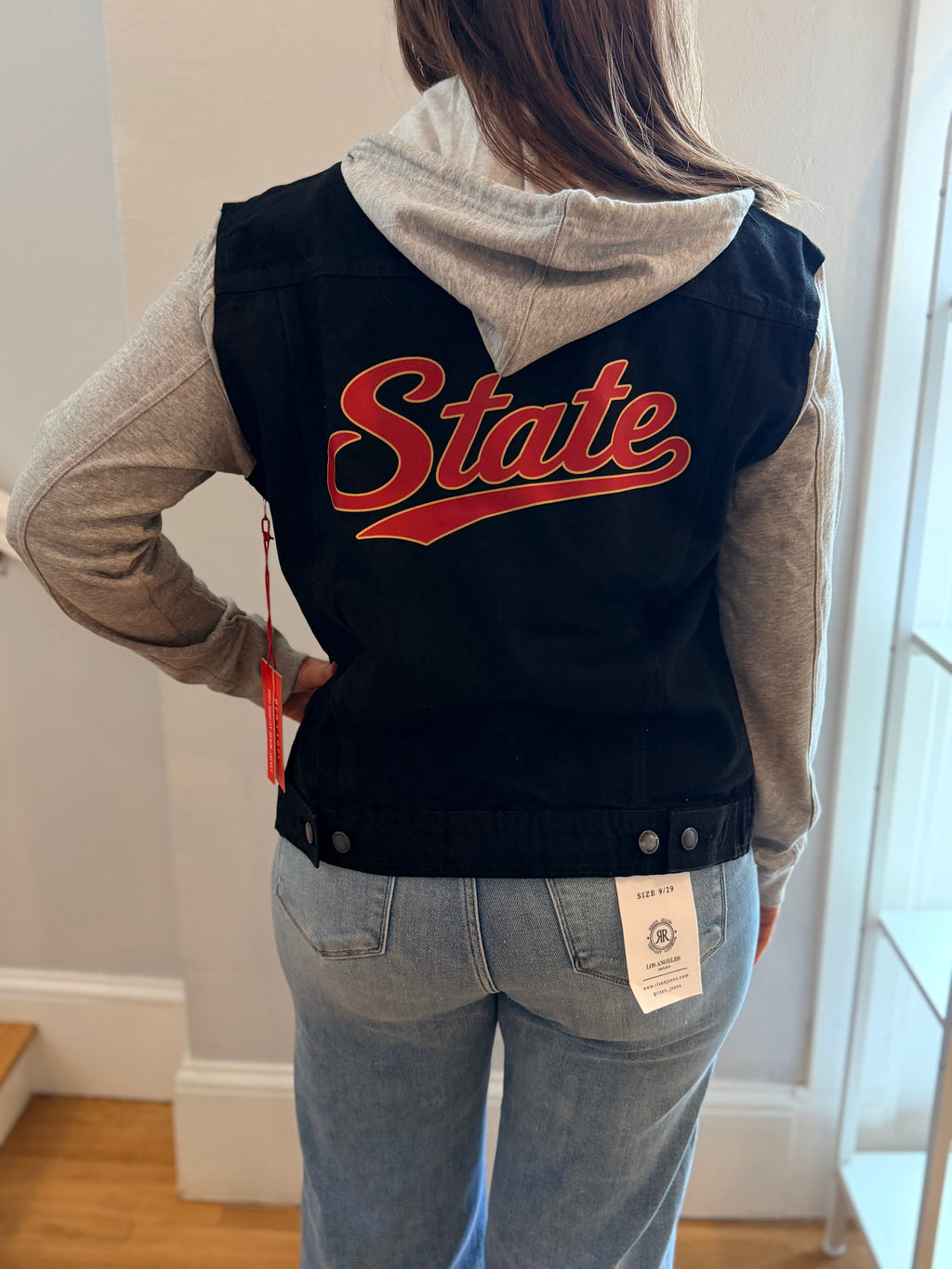 Iowa State Game Day Varsity Denim Jacket