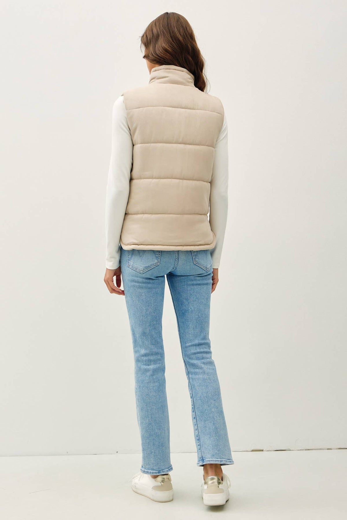 Brushed Puffer Vest