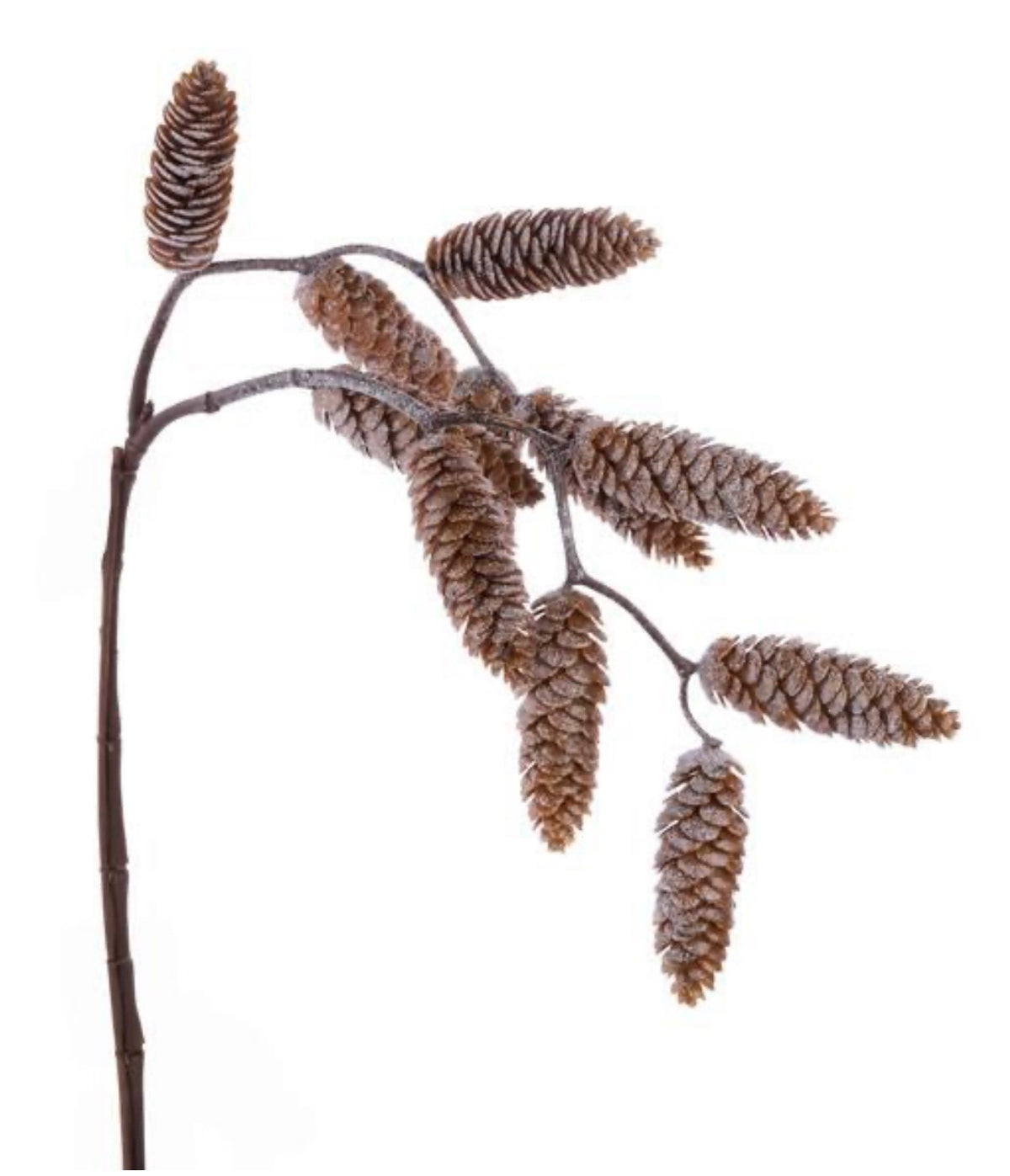 29" Hanging Frosted Pinecone Spray