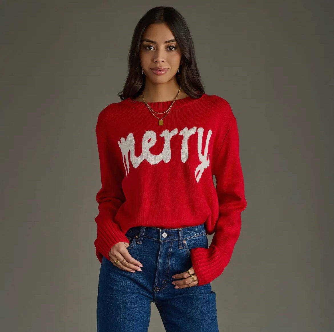 Red Merry Sweater