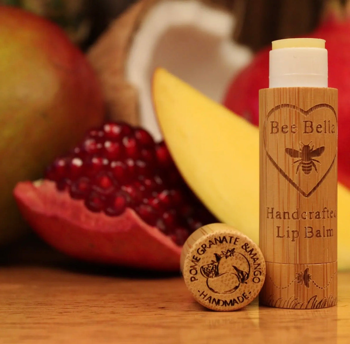 Bee Pomegranate Mango Lip Balm