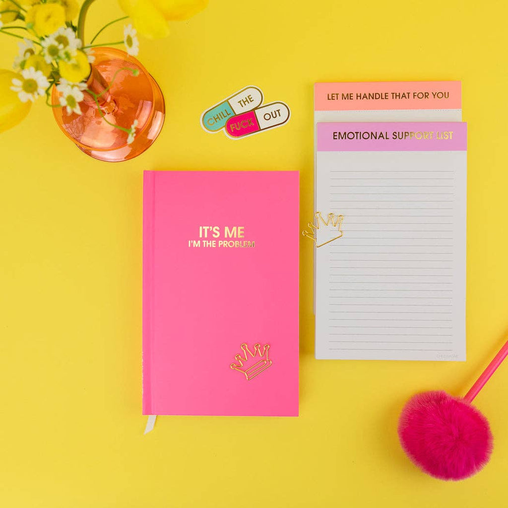 Emotional Support List - Lined Notepad, To Do List