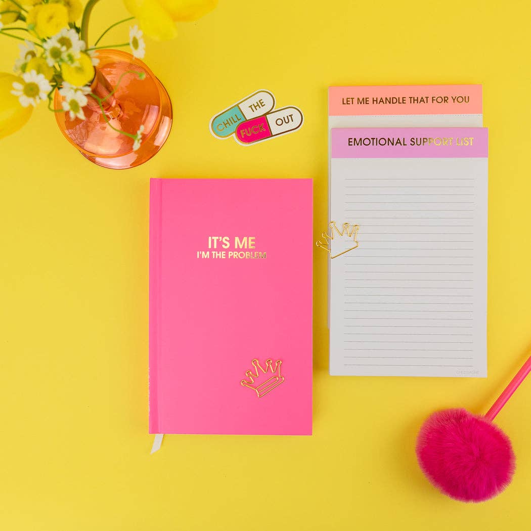 Emotional Support List - Lined Notepad, To Do List