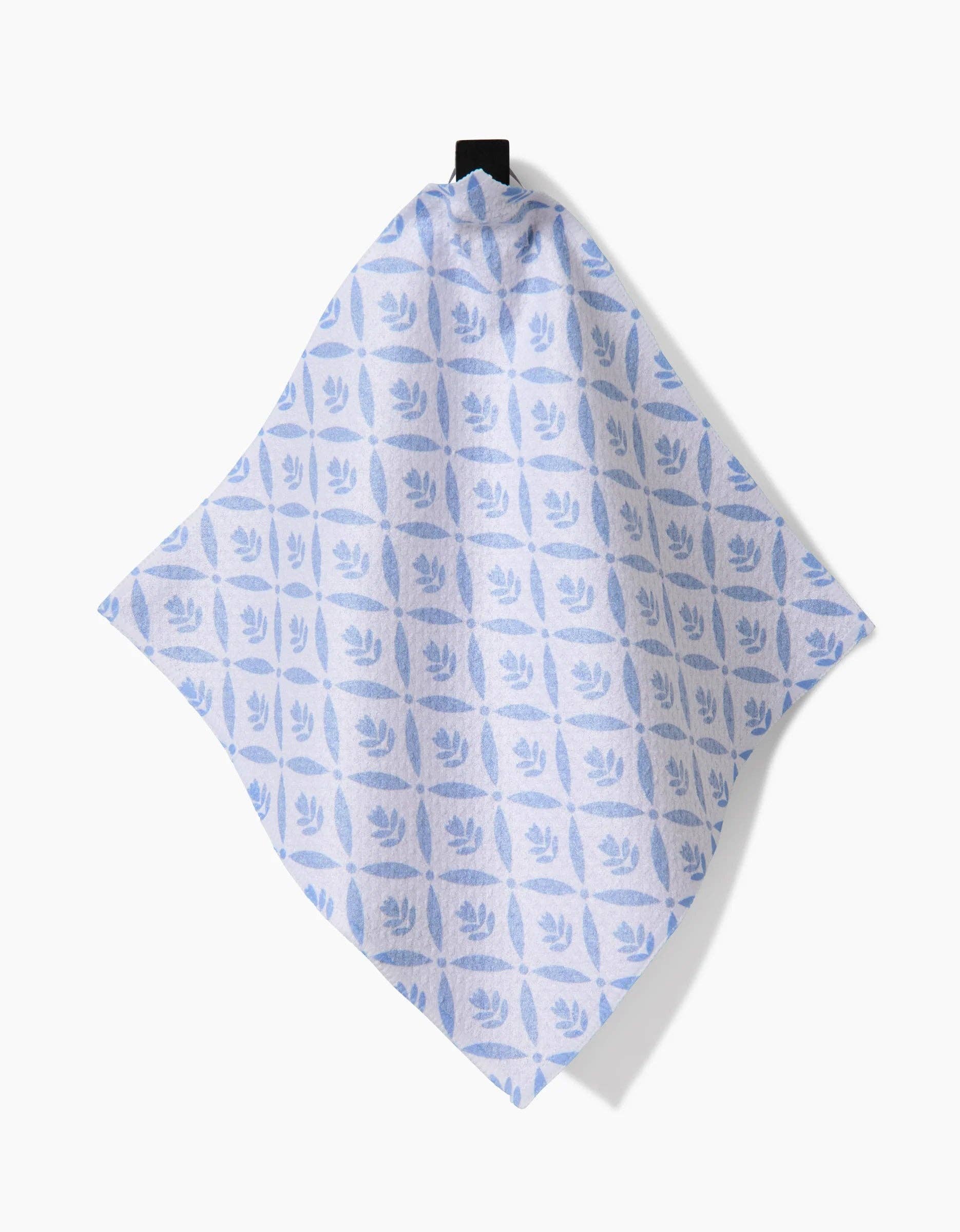 Spring Trellis Floral Dishcloth Set