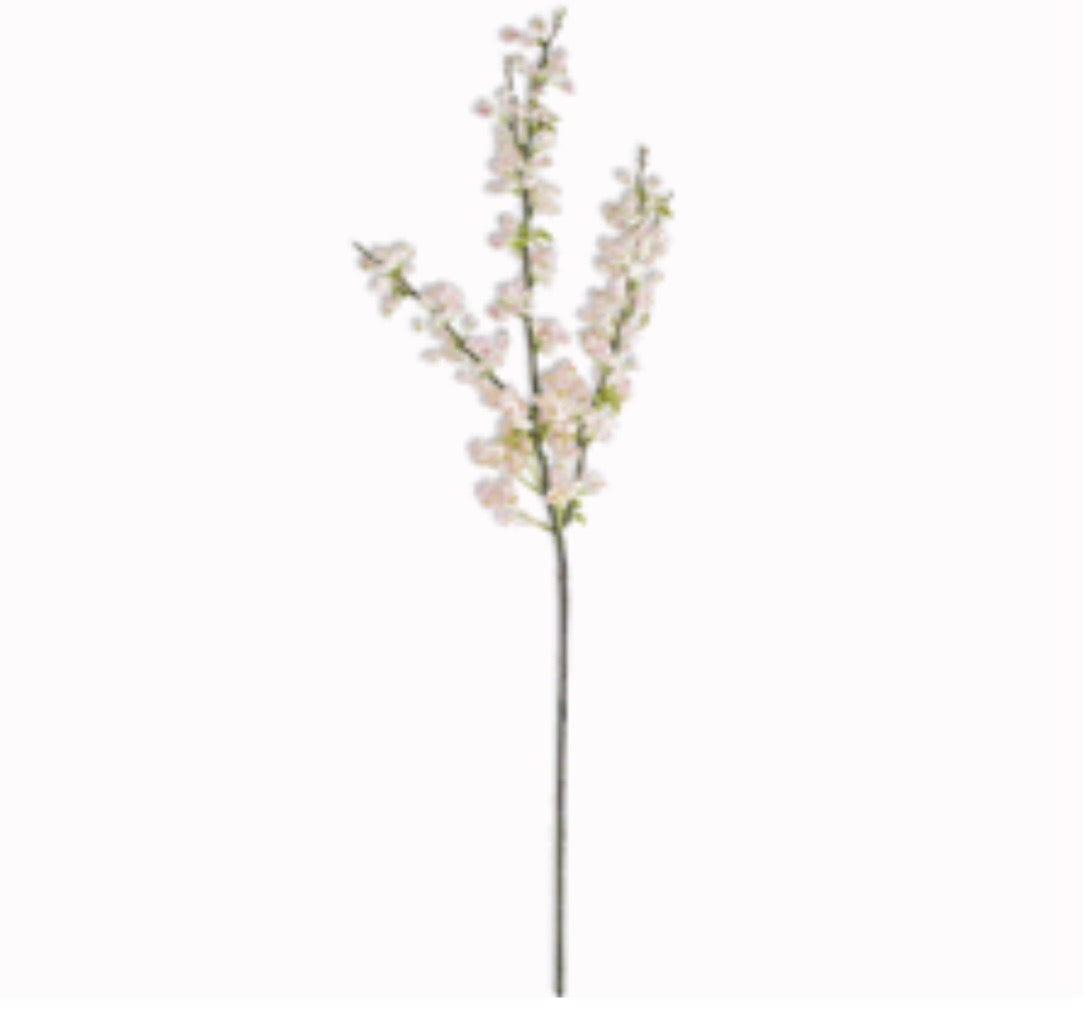 34" Pink Wild Blossom Spray