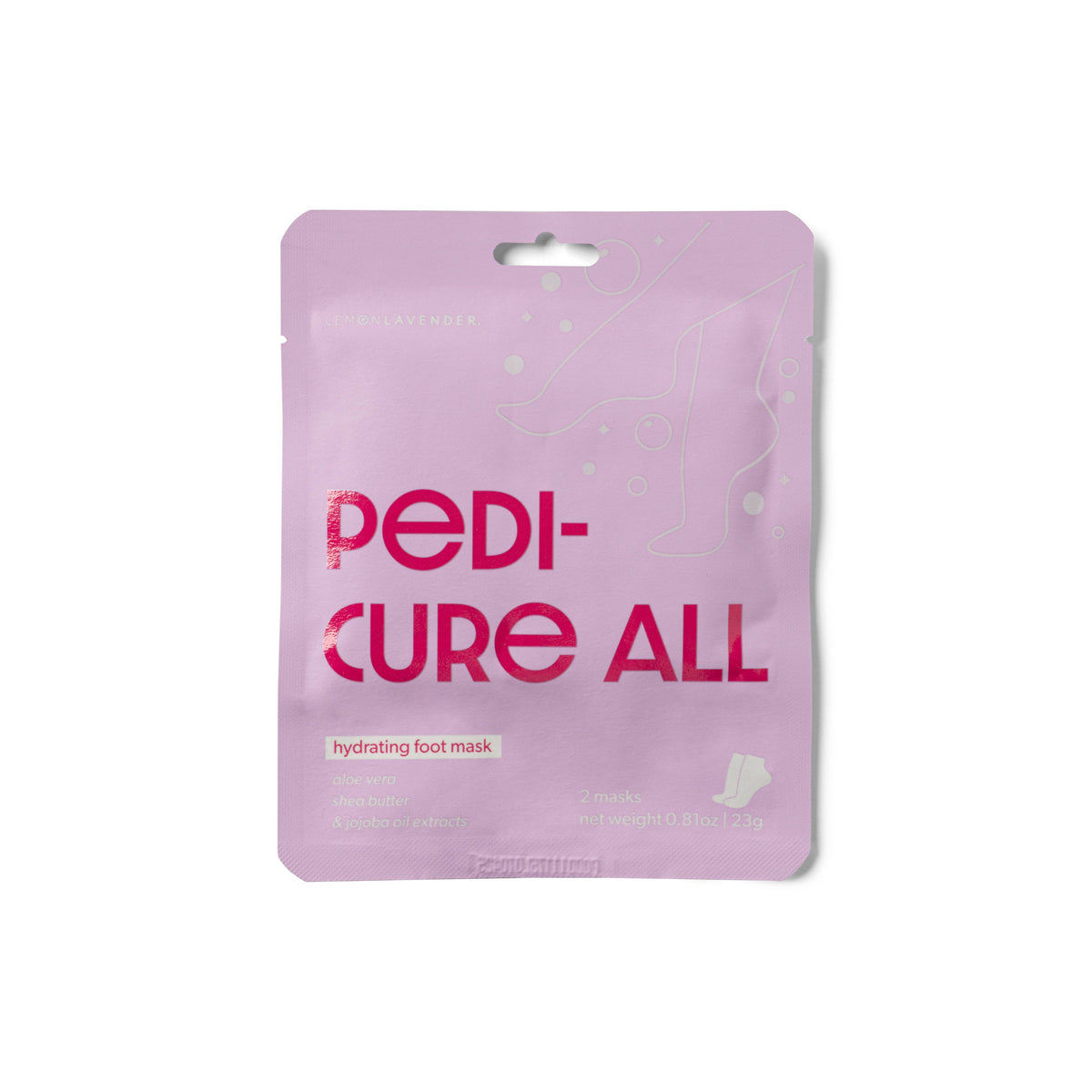Lemon Lavender Smooth It Over Hydrating Hand & Foot Masks As