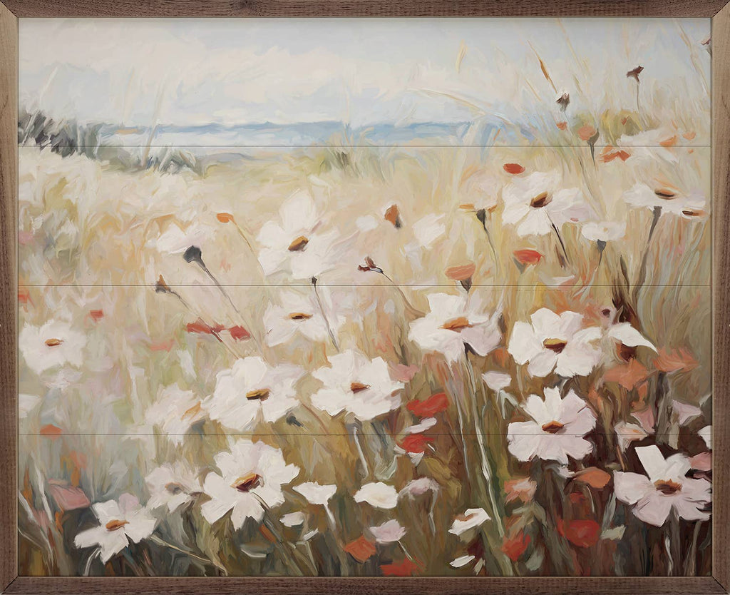Poppies And Daisies By Accent Art Studio 10x8