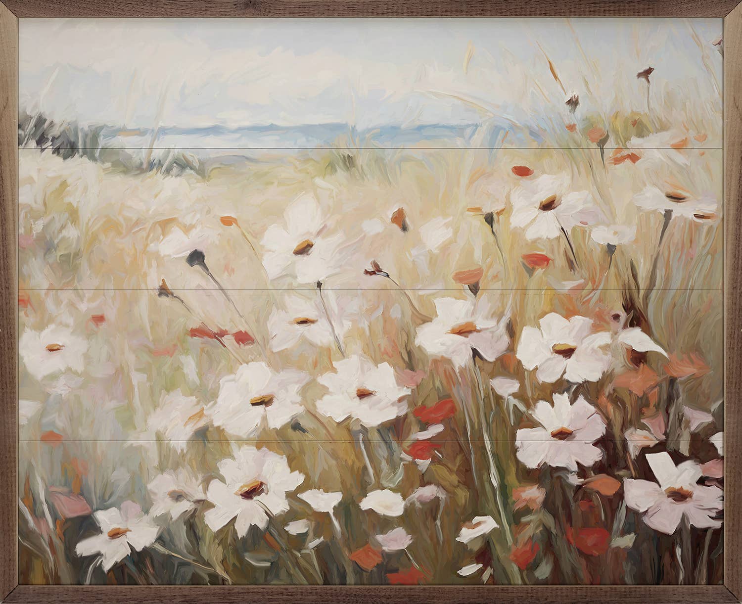 Poppies And Daisies By Accent Art Studio 10x8