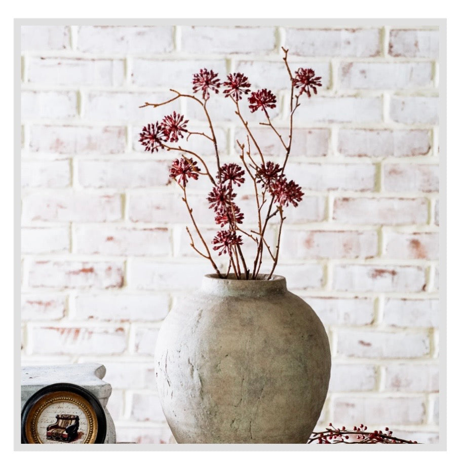Large Burgundy Berry Spray