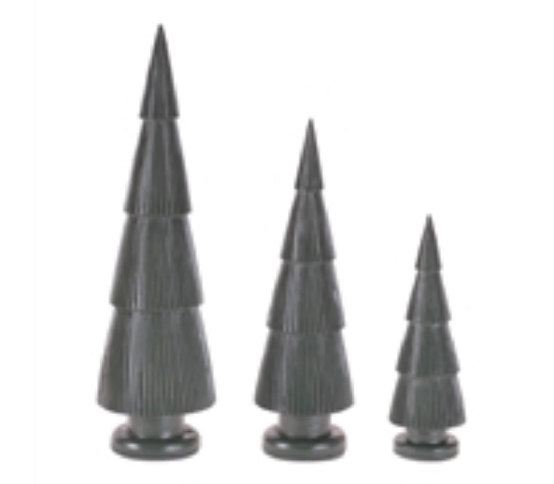 Dark Green Resin Tree LG