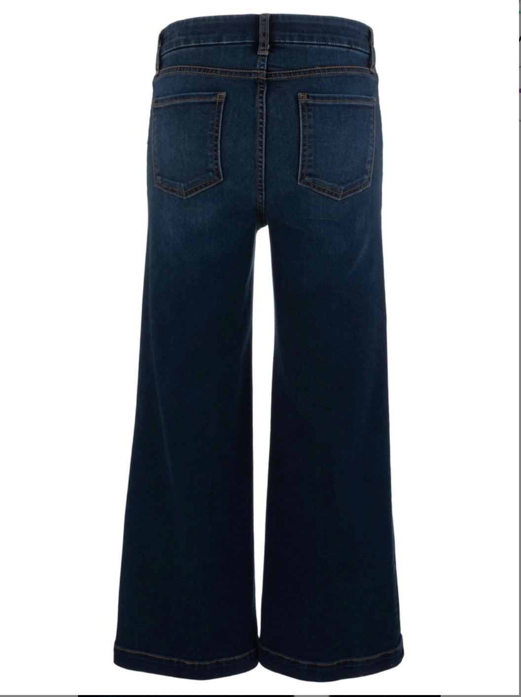 Kut Meg High Rise Wide Leg w/Patch Pocket Jean