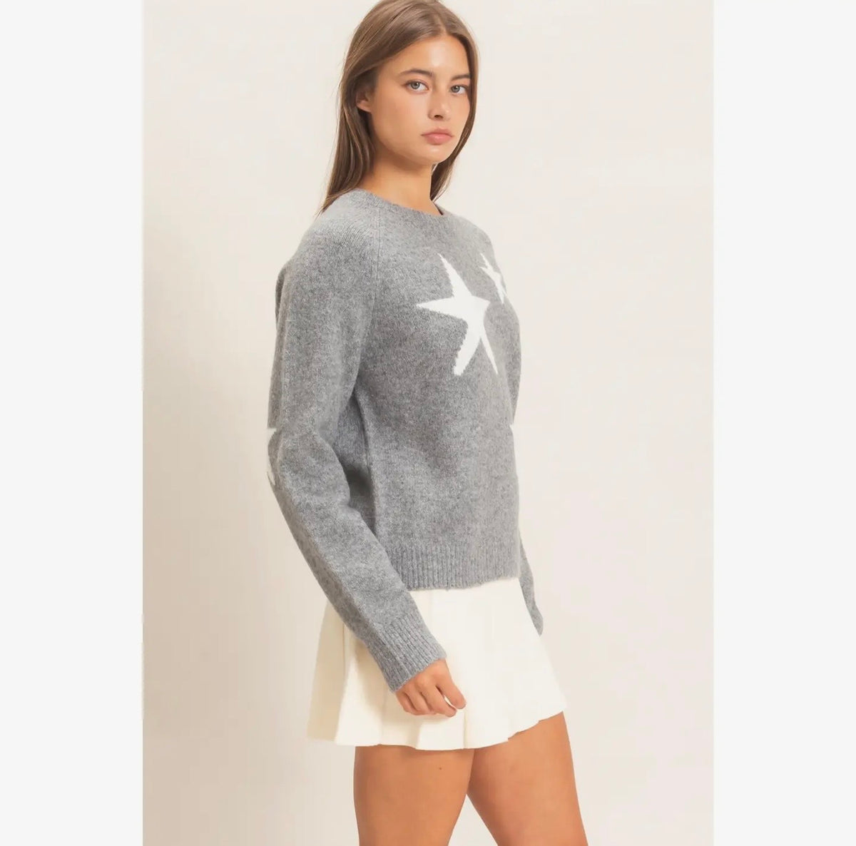 Star Crew Neck Sweater