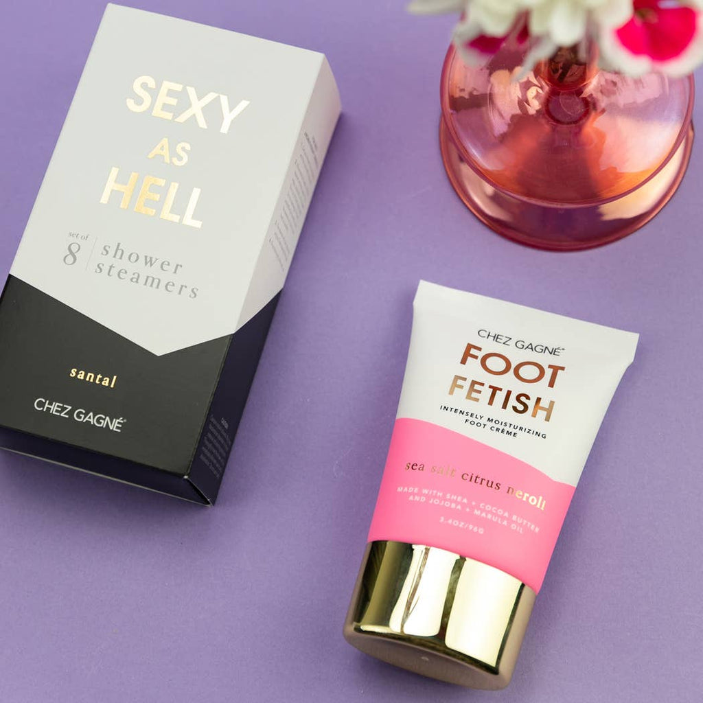 Foot Fetish - Foot Cream, Funny Gift, Sea Salt Citrus Neroli