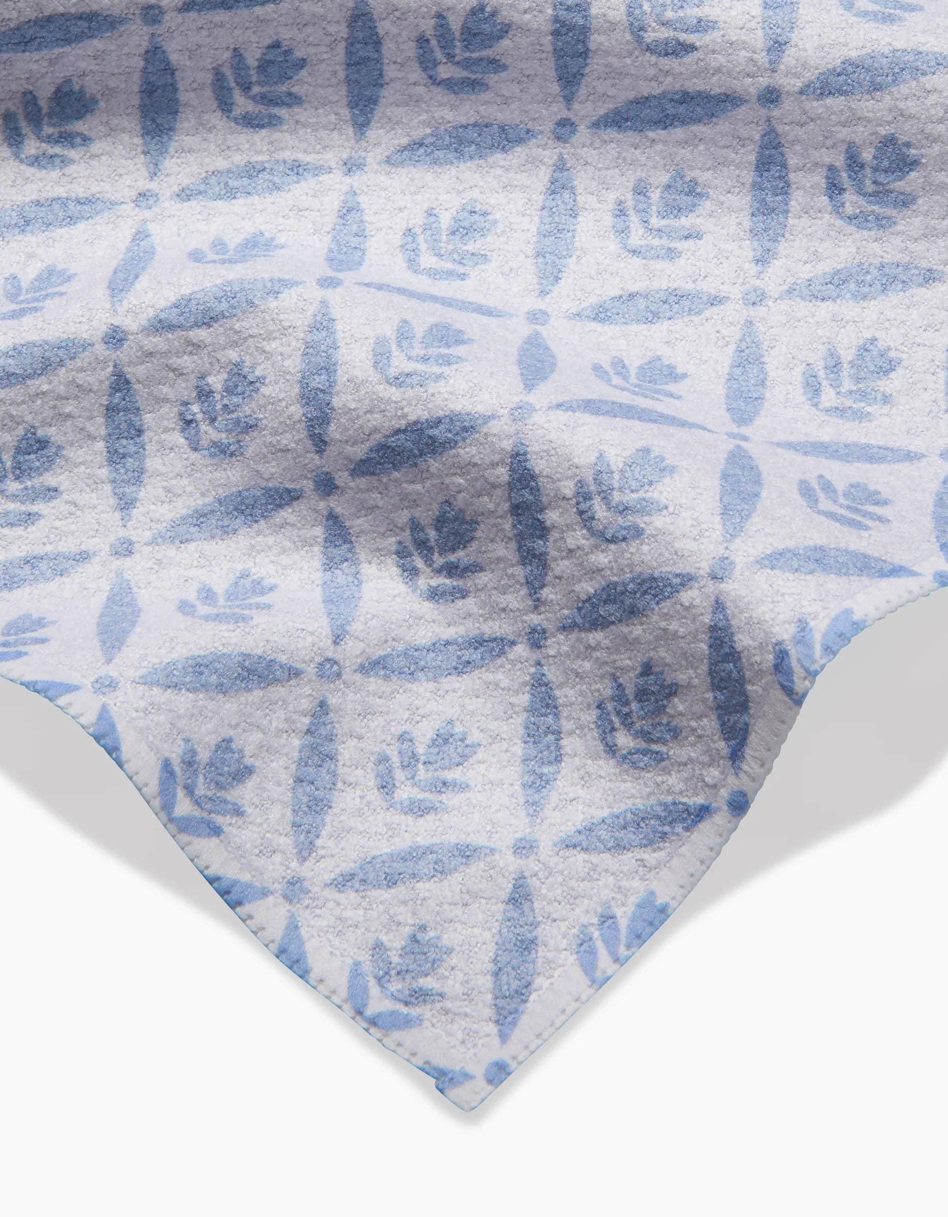 Spring Trellis Floral Dishcloth Set