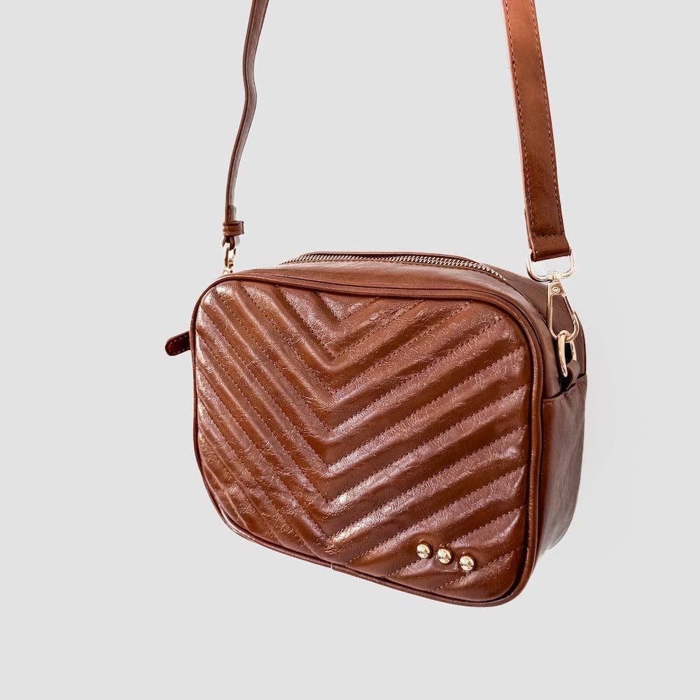 Coco Quilted Camera Crossbody Bag