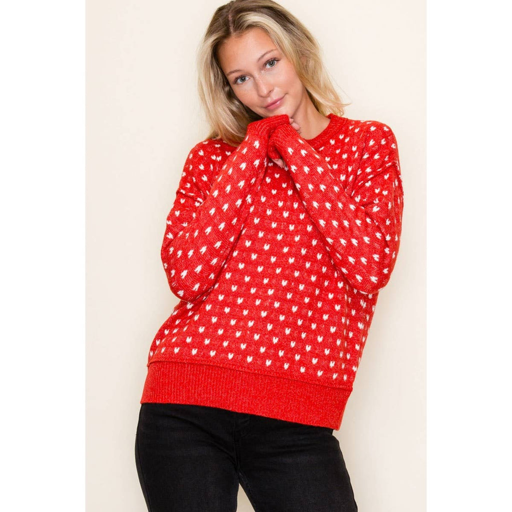 Mini Heart Sweater