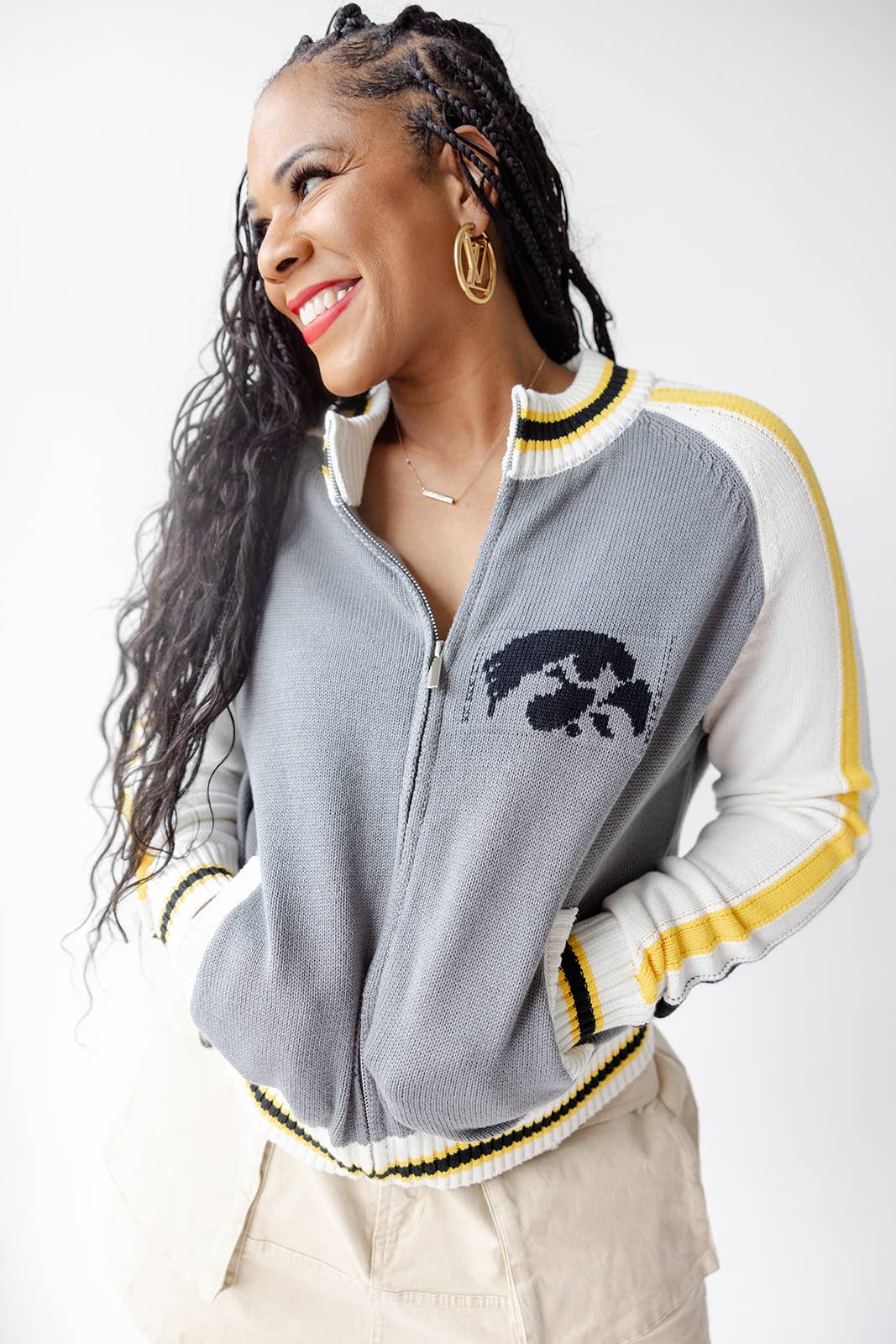 Iowa Zip Up Zip up Sweater