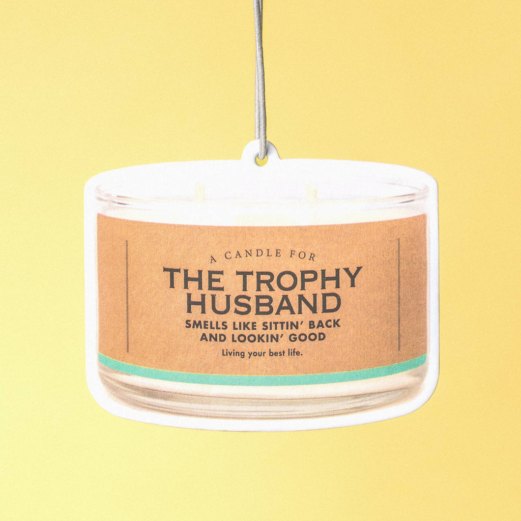 Trophy Husband Air Freshener | Funny Car Air Freshener