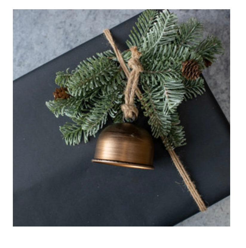 2.5" Bronze Riley Bell Ornament