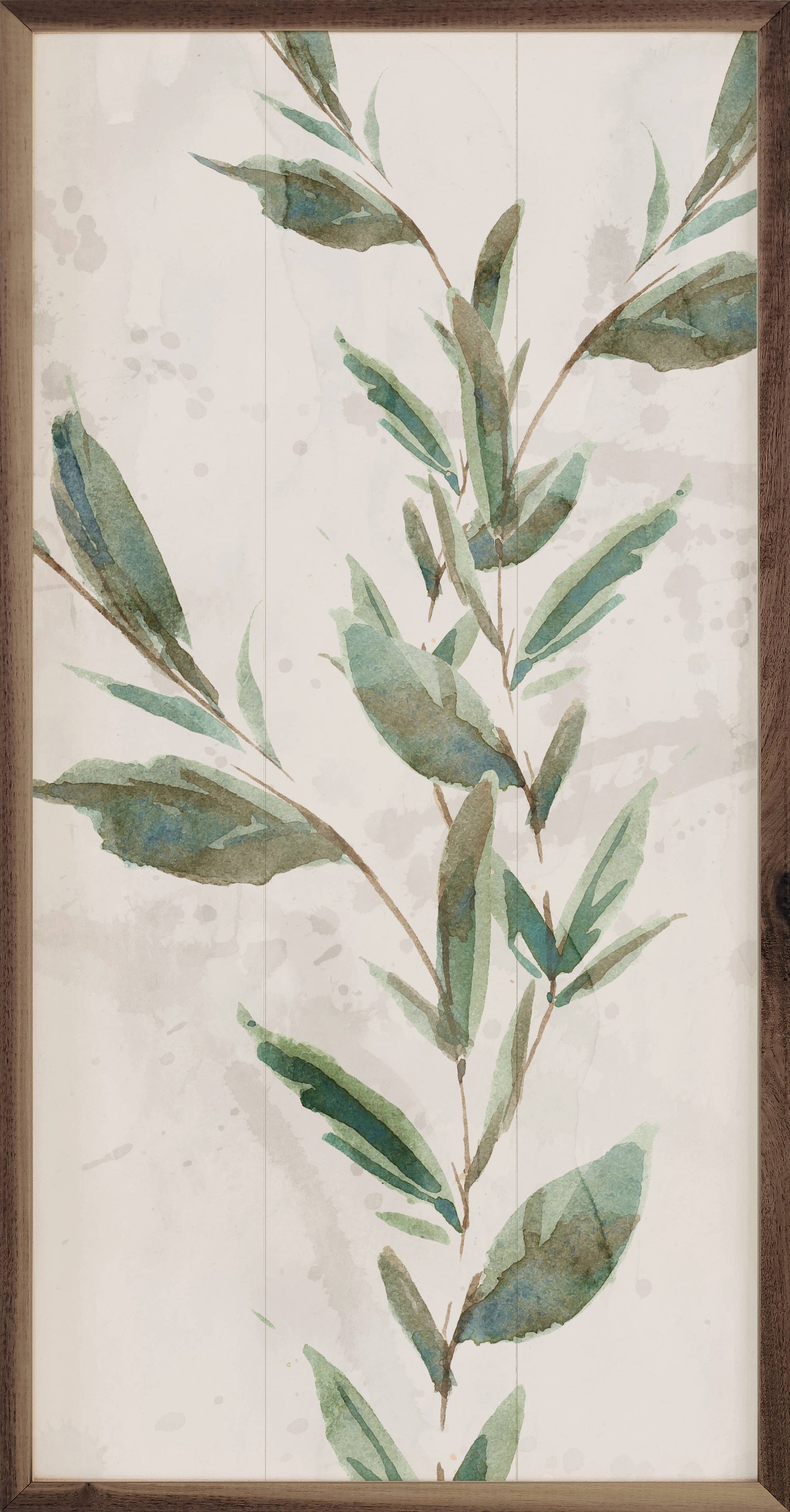 Botanical Panel 2 One Vine Wooden Sign 8x16